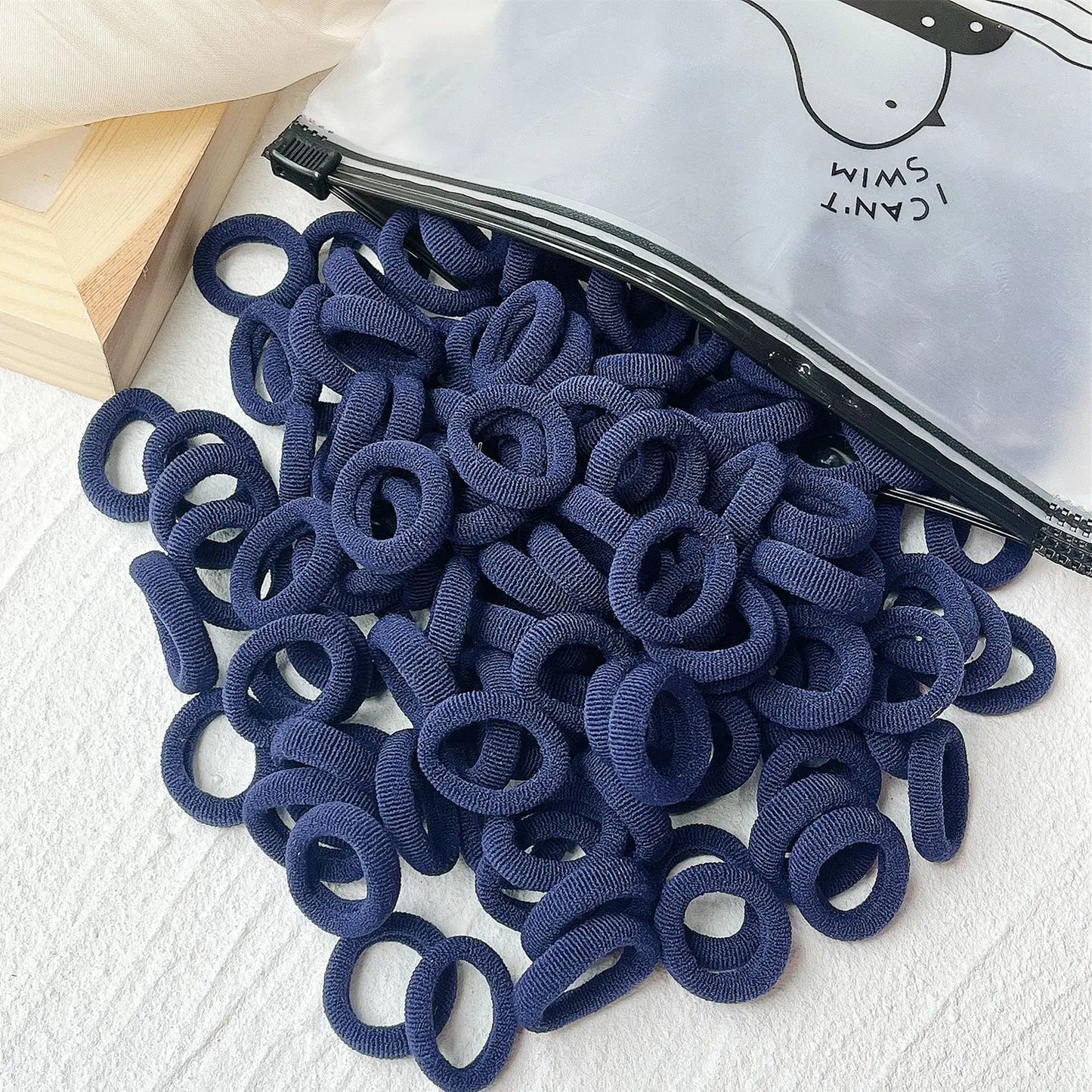 20/50 Stück Elastische Haargummis für Kinder | Bunte Süße Scrunchies & Haargummis für Mädchen & Babys | Weiche Haar-Accessoires