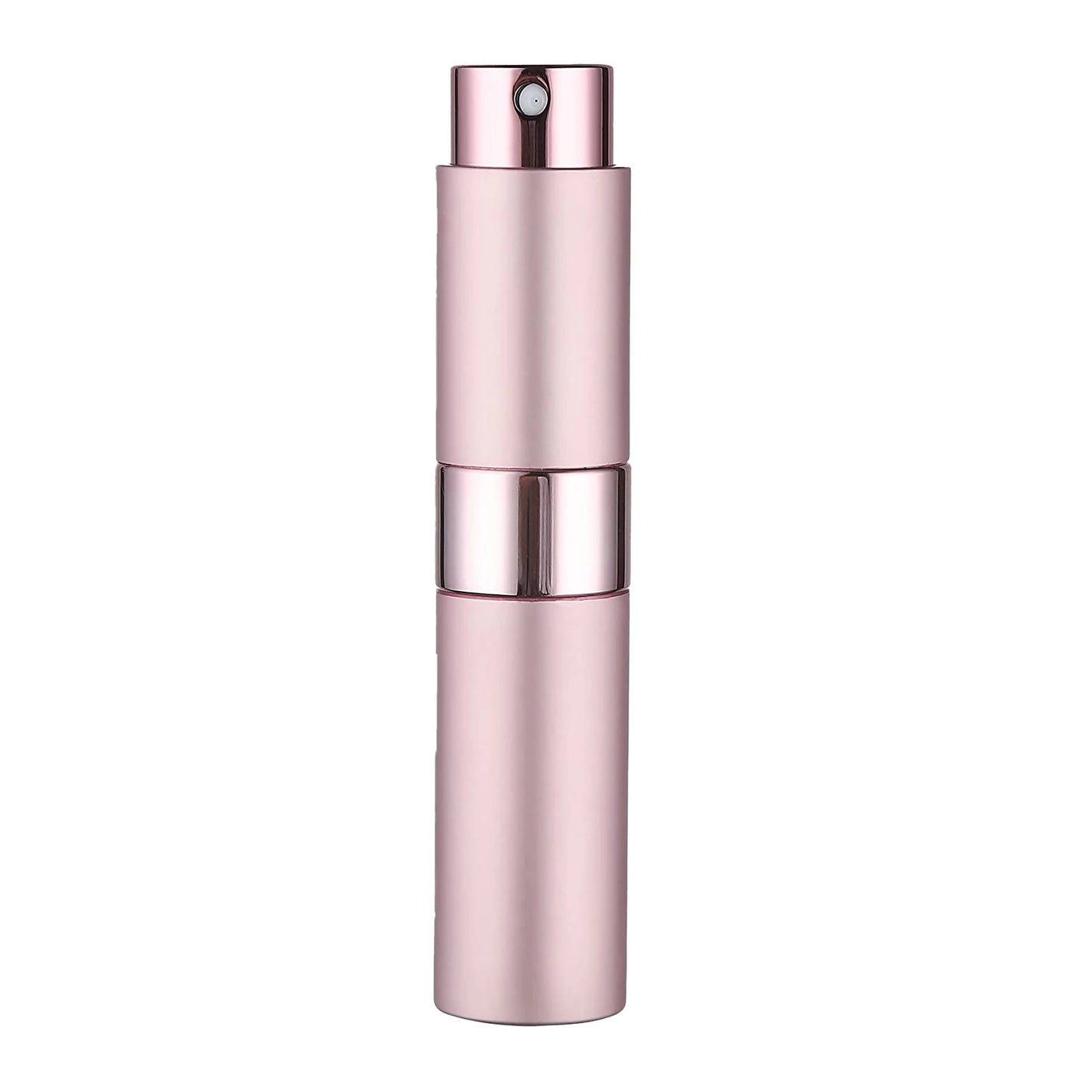 Perfume Refill Bottle 8ml Metal Aluminum Refillable Perfume Bottle Spray Bottle Portable Atomizer Perfume Travel Kaufschwan® Rosa 8ML