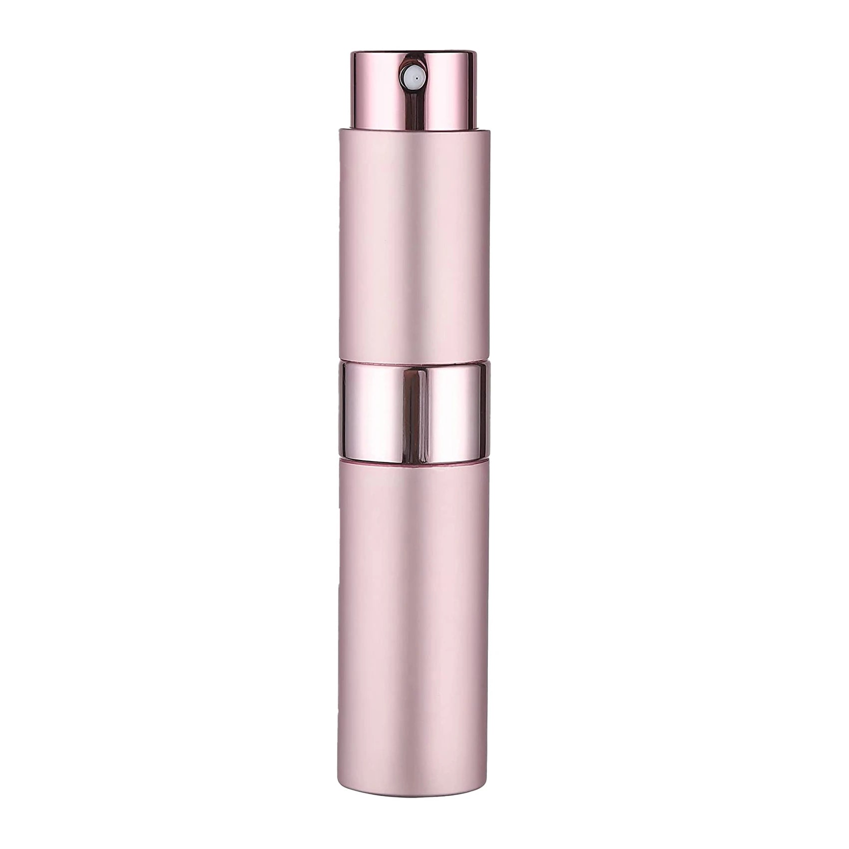 Perfume Refill Bottle 8ml Metal Aluminum Refillable Perfume Bottle Spray Bottle Portable Atomizer Perfume Travel Kaufschwan® Rosa 8ML
