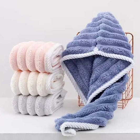 Haartuch für Damen – Verdicktes, super saugfähiges schnelltrocknendes Haarhandtuch Kaufschwan®