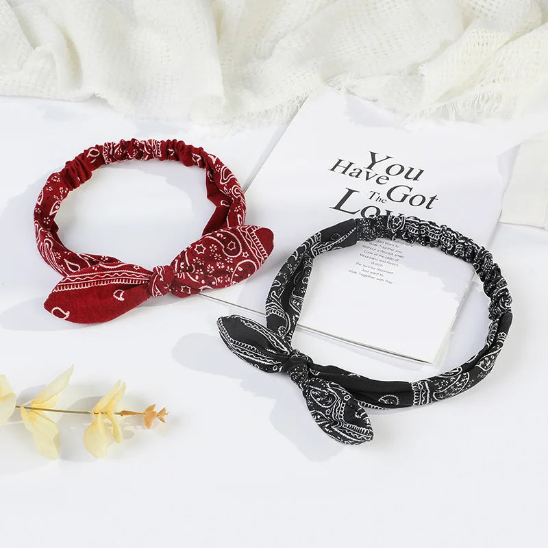 Bandana Haarreif mit Schleife – Geknotetes Turban-Haarreif für Damen & Mädchen Kaufschwan®