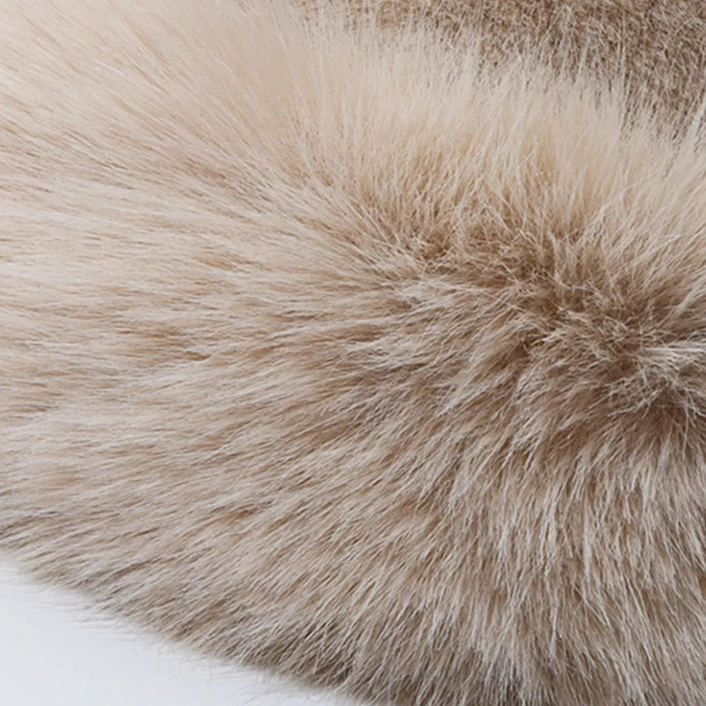 Damen Flauschige Mütze – Warme Wintermütze | Plüsch Mütze für Kalte Schneetage Kaufschwan®