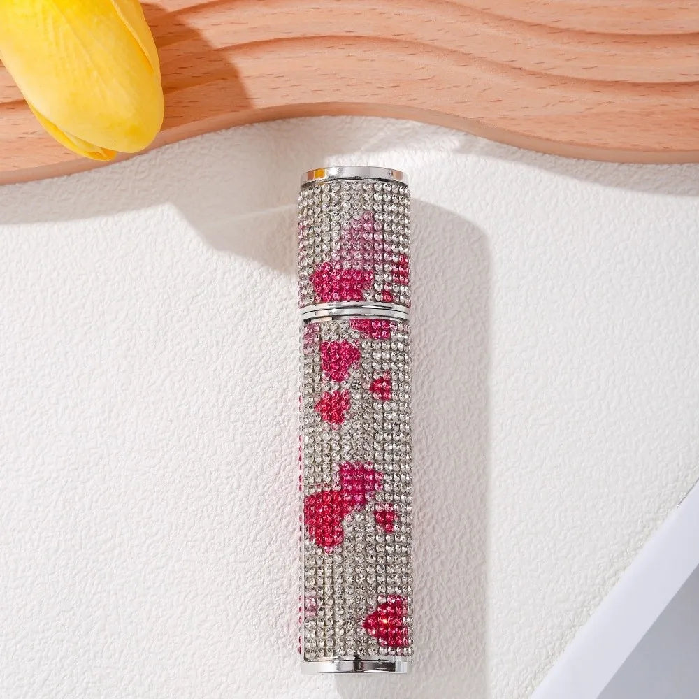 10ml Mini Parfüm Nachfüllflasche – Glitzer Diamond Spray Atomizer | Nachfüllbarer Reise-Parfümsprüher Kaufschwan® Design 3