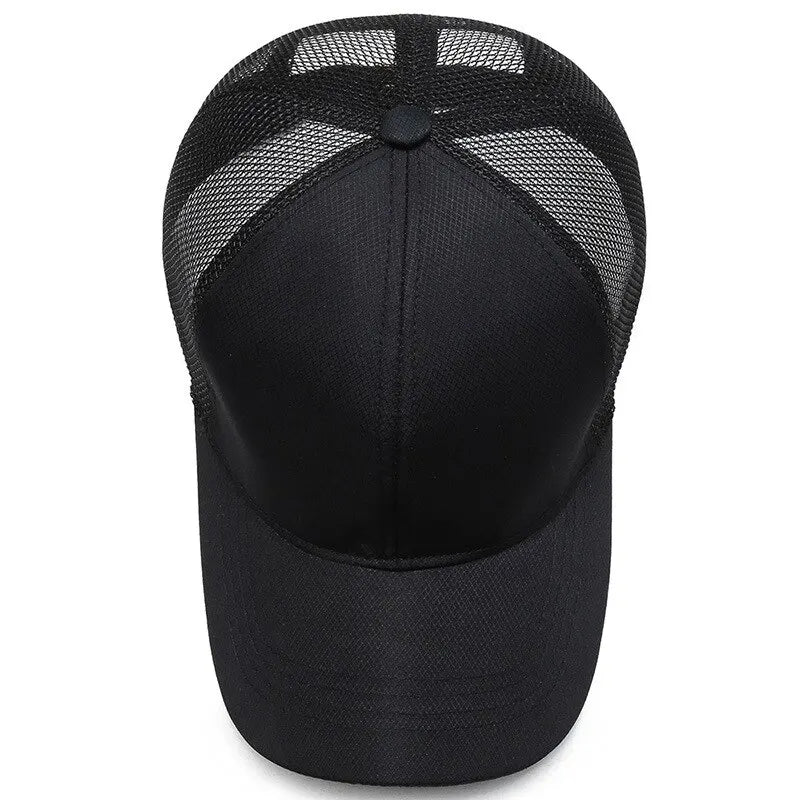 Outdoor Sport Baseballkappe | Herren Sommer Atmungsaktive Mesh-Schirmmütze | Koreanischer Stil Leichte Solide Farbe für Freizeit & Outdoor Kaufschwan®