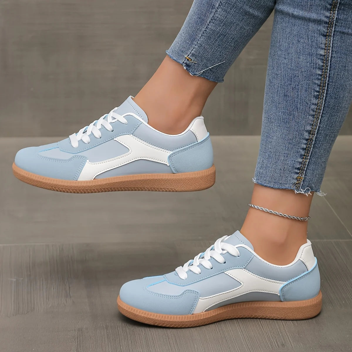 Atmungsaktive Damen Sneaker – Modische Vulcanized Schuhe | Bequeme Walkingschuhe für Frauen Kaufschwan®