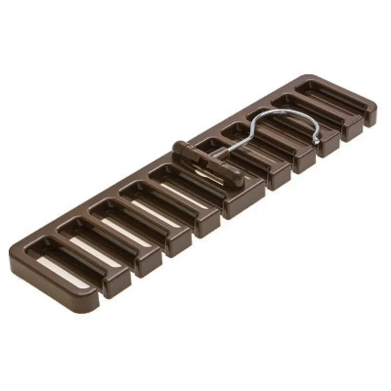 Multifunktionaler Gürtel Organizer – Hängender Krawattenhalter und Kleiderschrank Organizer Kaufschwan® Braun 1 Set