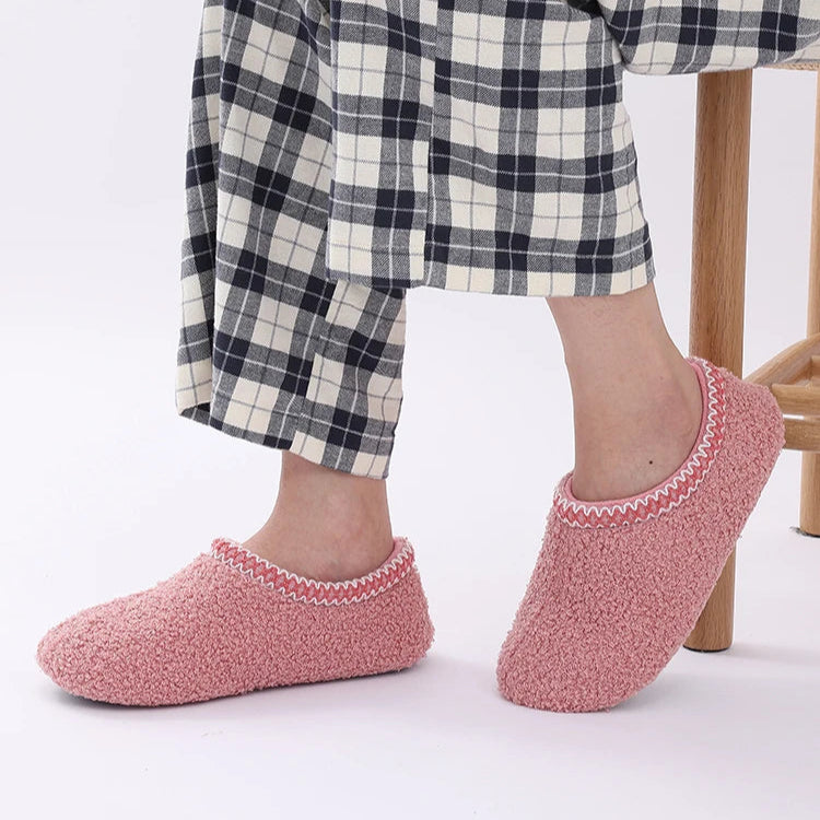Winter-Hausschuhe für Damen | Warme Modische Flache Schuhe | Rutschfeste & Verschleißfeste Outdoor-Slipper Kaufschwan®