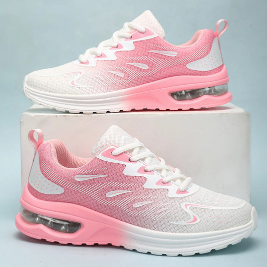Damen Air Cushion Sneaker – Modische Walkingschuhe | Atmungsaktive Mesh Tennisschuhe & Sportschuhe Kaufschwan®