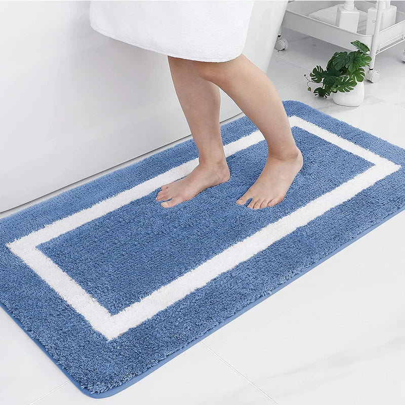 Weiche Saugfähige Badematte – Rutschfester, Schnelltrocknender Plüschteppich für Bad & Schlafzimmer Kaufschwan®