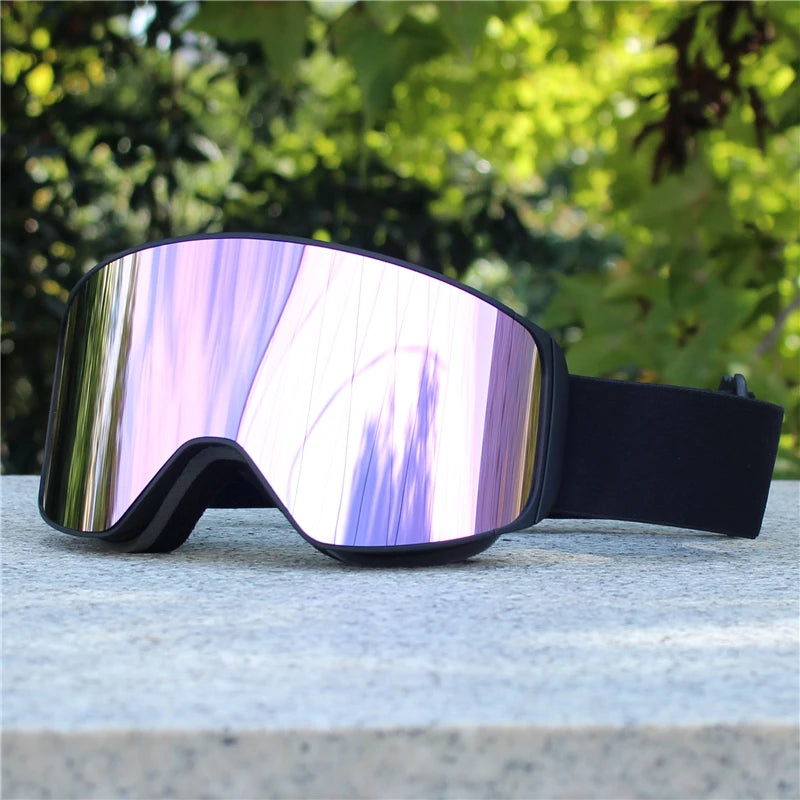 Doppelglas Anti-Beschlag & UV-Schutz | HD Schneebrille für Skifahren & Snowboarden, Unisex Kaufschwan®