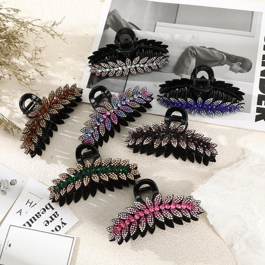 Haarklammer mit Glitzer & Strass – Vintage Herzförmige Kristall-Haarspange für Damen Kaufschwan®