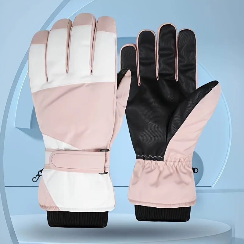 Winter Skihandschuhe – Wasserdichte Winddichte Warme Handschuhe für Damen & Herren | Touchscreen Fahrradhandschuhe & Sportzubehör Kaufschwan®