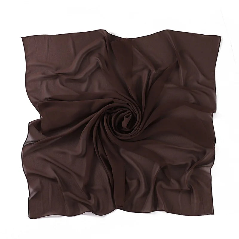 85×85CM Kopftuch – Damen Quadrat Hijab | Muslimisches Einfarbiges Kopftuch, Modischer Schal & Unterkopftuch Kaufschwan®