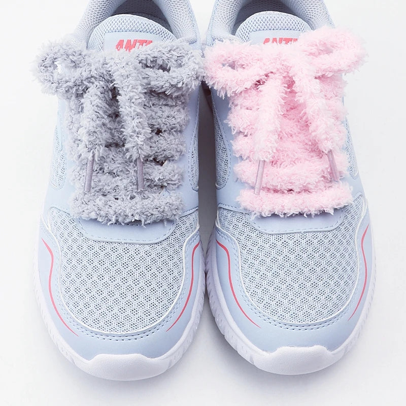 Plüsch Runde Schnürsenkel – 1cm Breite Weiche Laces für Sneaker & Freizeitschuhe | Verschiedene Längen 80/100/120/140/160cm Kaufschwan®
