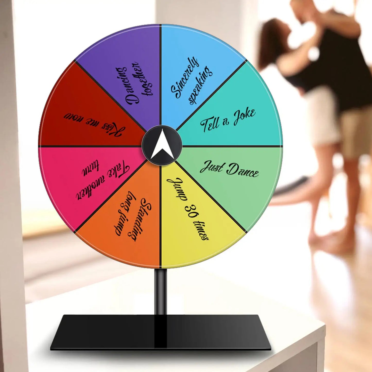 Drehbares Glücksrad/Gewinnrad – Beschreibbares Spielrad für Hochzeiten und Partys Kaufschwan®