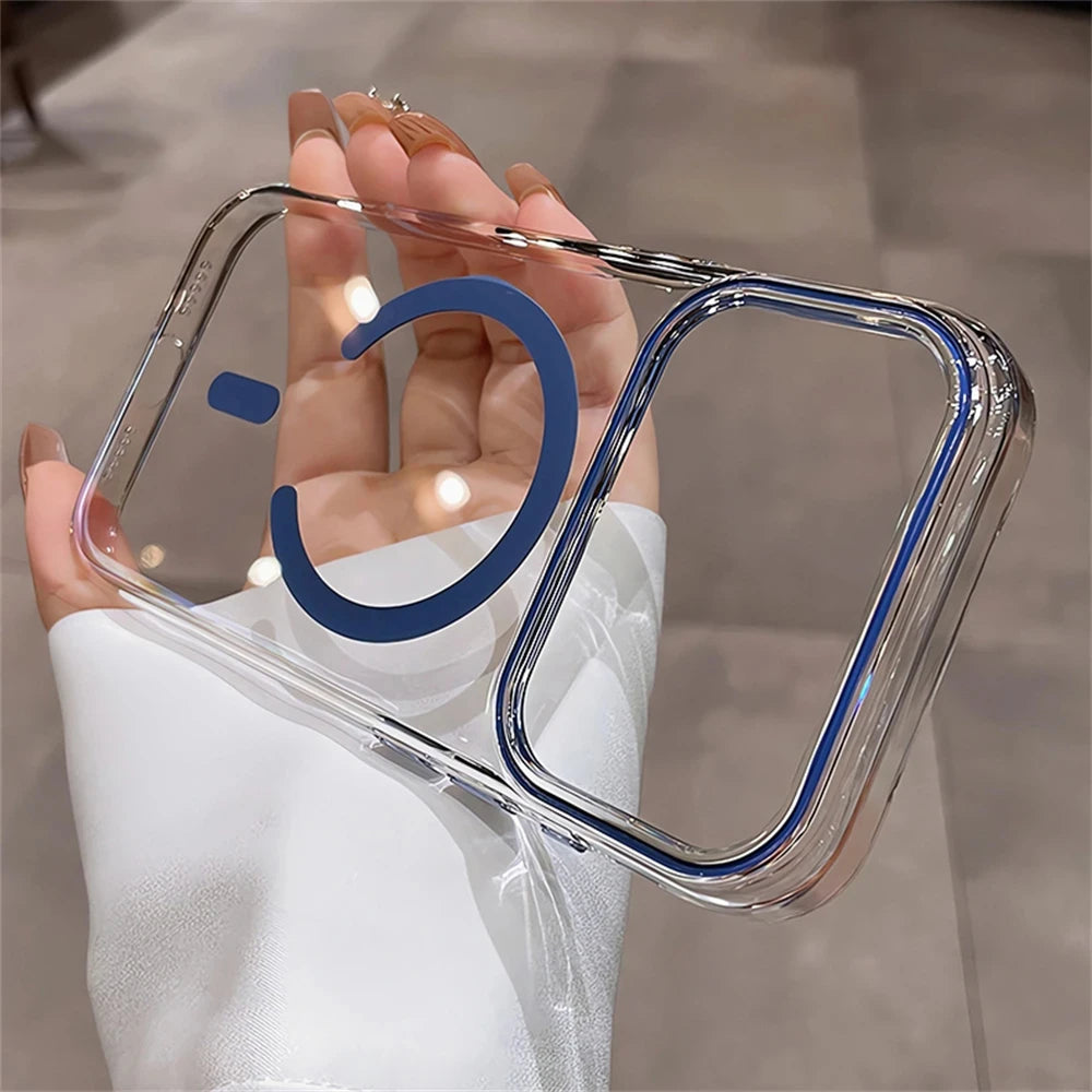 Transparente Ultradünne MagSafe-Hülle für iPhone 18 Pro & iPhone 18 Pro Max – Stoßfeste Hart-PC-Schutzhülle Kaufschwan®