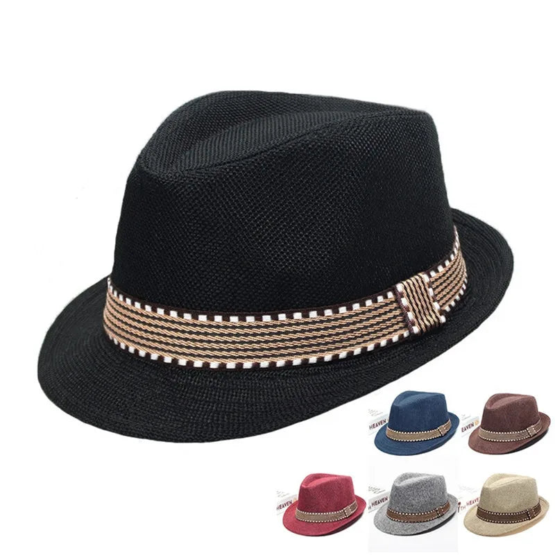 Sommer Hut - Fedoras – Frühling & Sommer Party Jazzhut, Baumwolle-Leinen Top Hat & Bucket / Panama Hut Kaufschwan®