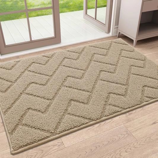 Rutschfeste Türmatte – Wasserdichte & Schmutzabweisende Küchenmatte für Innenbereiche Kaufschwan® Braun 43X76cm