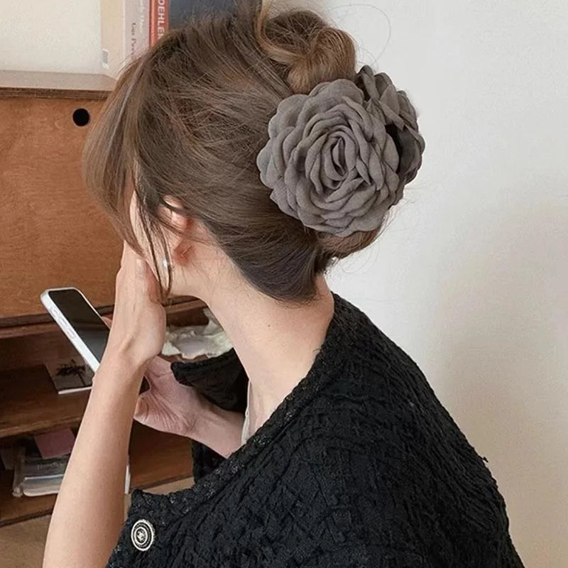 Stoff-Rosen-Haarklammern – Elegante Haaraccessoires für Damen & Mädchen Kaufschwan®