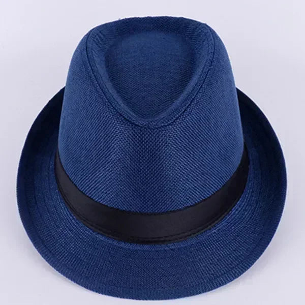 Herren Baumwoll-Leinen Hut – Jazzhut, Englischer Gentleman Hut, Vielseitig & Modisch Kaufschwan®