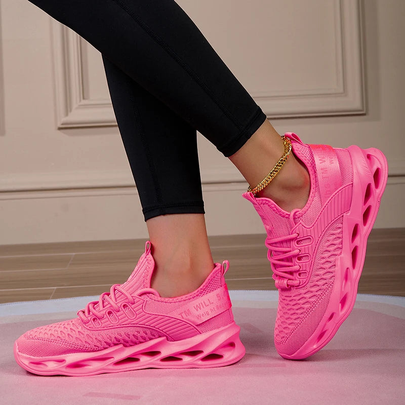 Damen Sportschuhe – Modische Plateau-Sneaker | Frühling & Winter Laufschuhe für Frauen | Auch in Übergrößen bis 43 Kaufschwan®