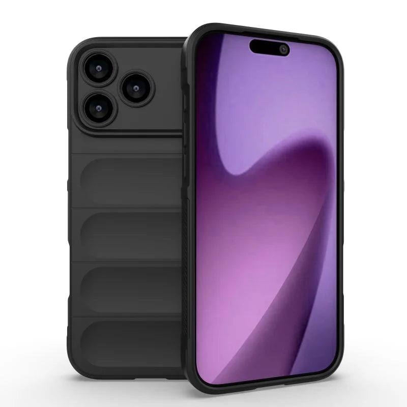 Weiche Stoßfeste Armor-Schutzhülle für iPhone 18 Pro & iPhone 18 Pro Max – Rückhülle mit Rand- & Kameraschutz