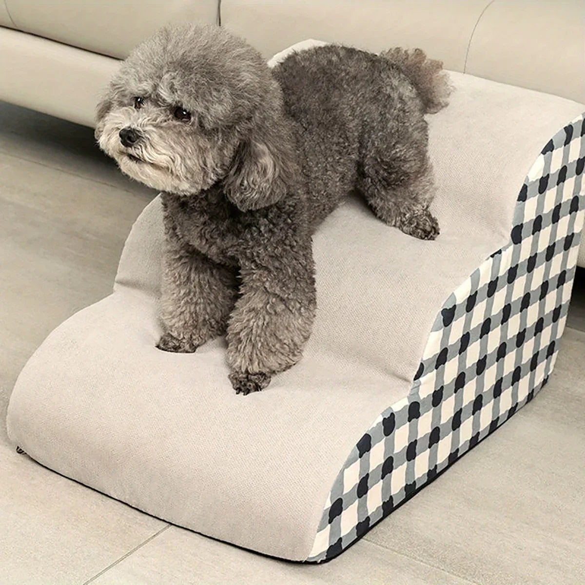 Schaumstoff Haustierrampe – Rutschfeste Hundetreppe für Senioren Hunde Kaufschwan®