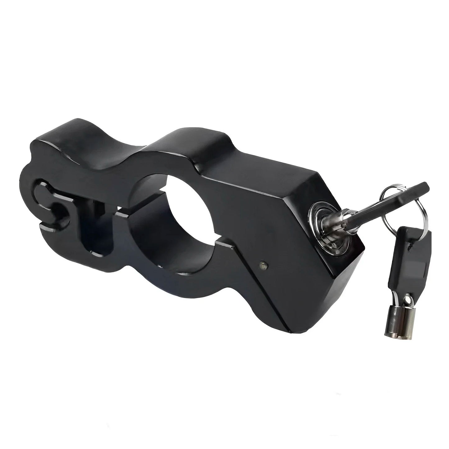 Fahrrad Lenker Schloss – Anti-Diebstahl Aluminiumlegierung Schloss mit 2 Schlüsseln | Robustes Stahl Motorrad & E-Bike Sicherheitsschloss Kaufschwan® Schwarz