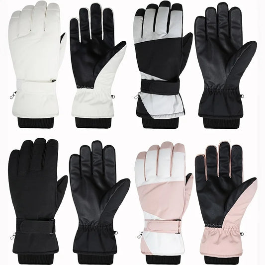 Winter Skihandschuhe – Wasserdichte Winddichte Warme Handschuhe für Damen & Herren | Touchscreen Fahrradhandschuhe & Sportzubehör Kaufschwan®