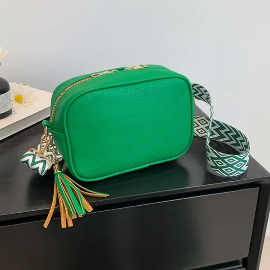Minimalistische Schultertasche – Damen Umhängetasche mit Großer Kapazität | Einfarbige Kleine Quadratische Crossbody Tasche Kaufschwan®