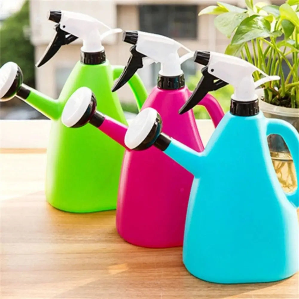 Plastic Watering Can Pot Gardening Supplies Garden Plants Adjustable Pressure Spray Water Kettle Indoor 1L Flower Sprayer Home Kaufschwan®