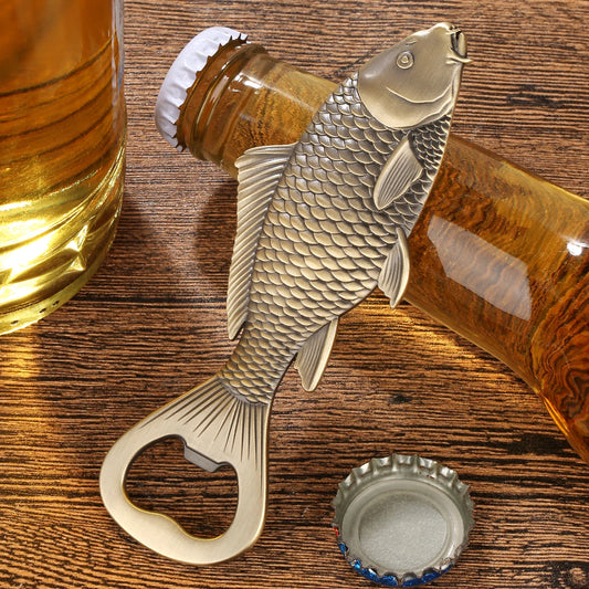 Karpfen Fisch Flaschenöffner – Metall Angel Design Geschenk für Männer Kaufschwan®