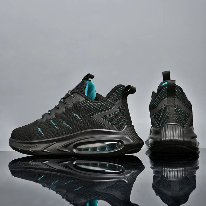 Herren Laufschuhe – Modische Trainingssneaker mit Dämpfung | Atmungsaktive Mesh Sportschuhe für Laufen, Gehen & Rennen Kaufschwan®