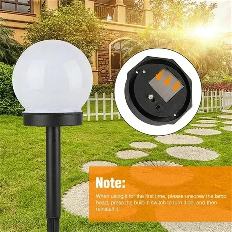 Solar LED Gartenlichter Kaltweiß – Wasserdichte Kugelleuchten für Garten, Hof, Weg & Rasen Kaufschwan®