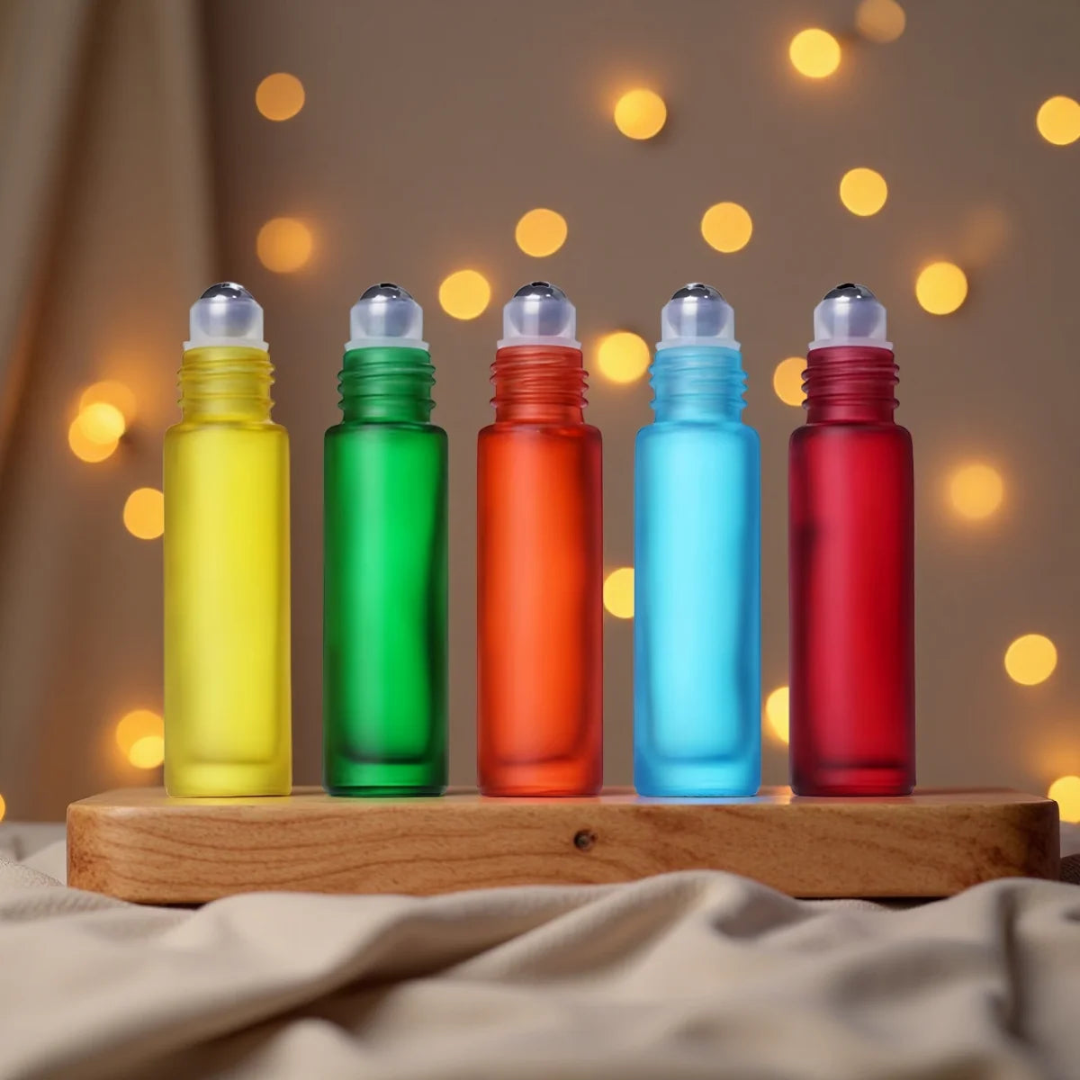 8 Pieces/Lot 10ml Glass perfume refill bottle l Essential Oil Bottle Travel Use Glass Perfume Roll on Bottle Kaufschwan®