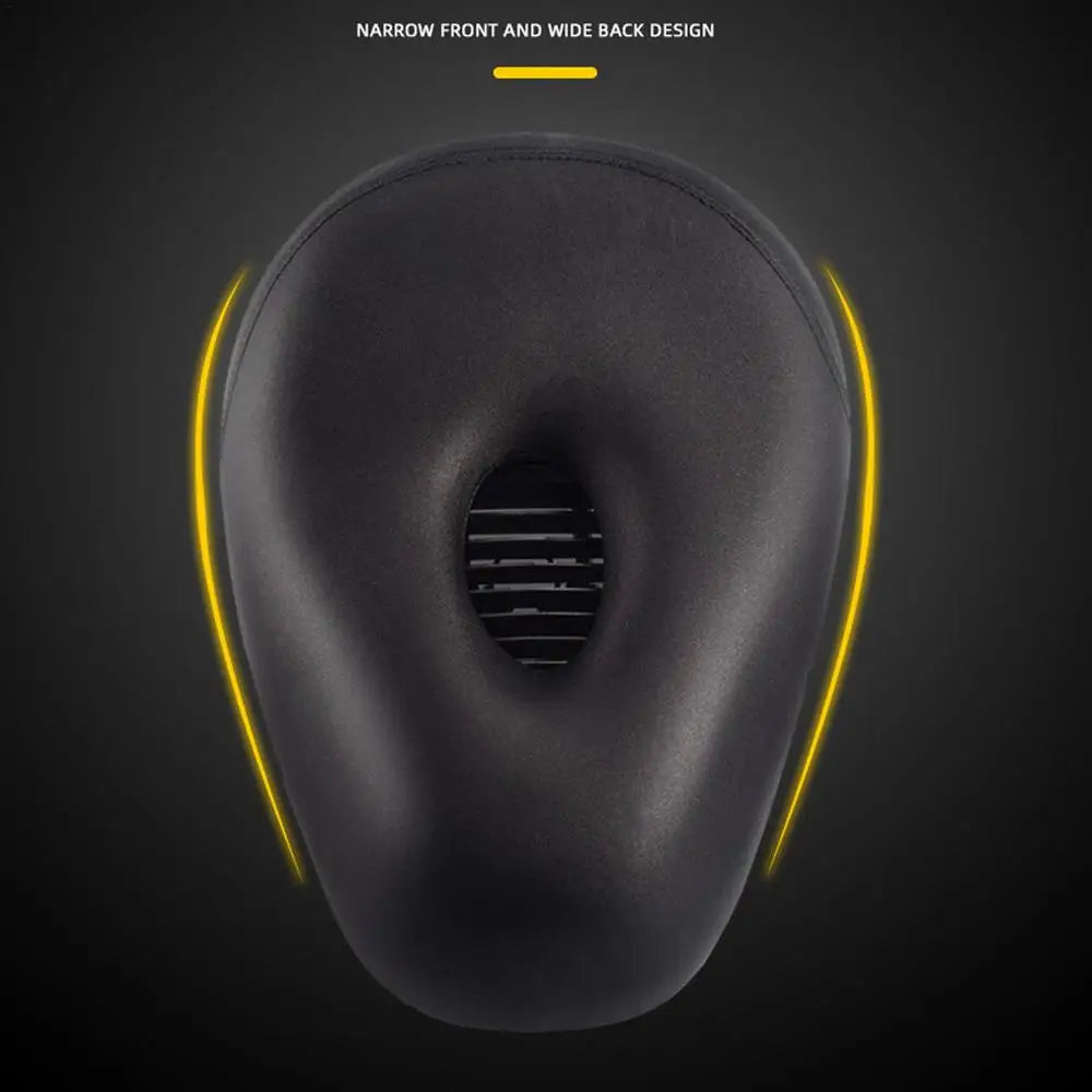 Weicher Breiter Fahrradsitz – Universeller Atmungsaktiver MTB Sattel mit Vier-Ecken Federdämpfung | Outdoor Fahrrad Zubehör Kaufschwan®