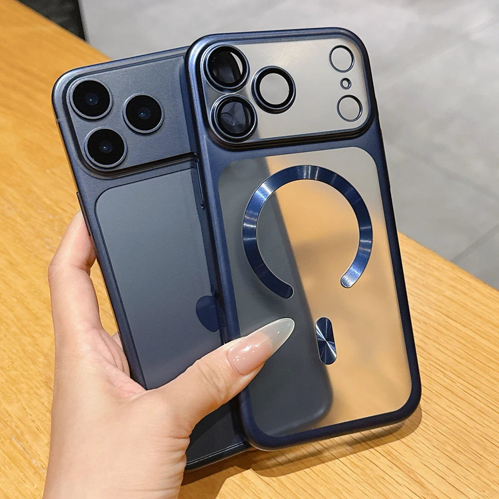 Hochwertige Matte Durchscheinende MagSafe-Hülle für iPhone 18 Pro & iPhone 18 Pro Max – Magnetische Schutzhülle für Kabelloses Laden Kaufschwan®