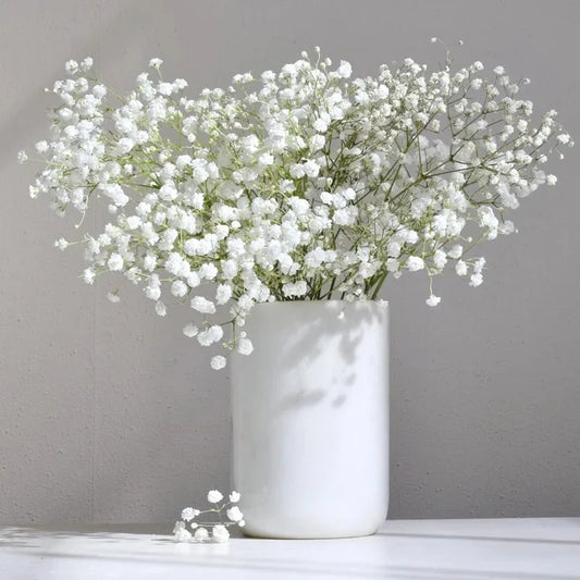 Künstliche Gypsophila Plastikblumen – Kunst-Brautatem Strauß für Hochzeit, Zuhause, Garten, Party & DIY Dekorat Kaufschwan®