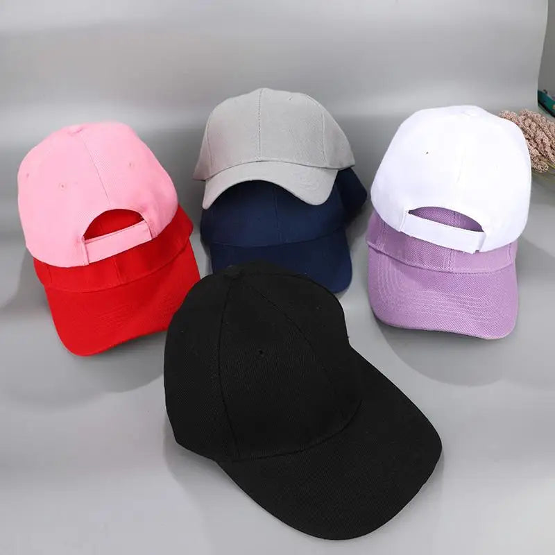 Modische Candy Color Kinder Baseballkappe | Verstellbare Sommer Sonnenkappe für Jungen & Mädchen | Reise & Outdoor Sonnenschutz Kaufschwan®