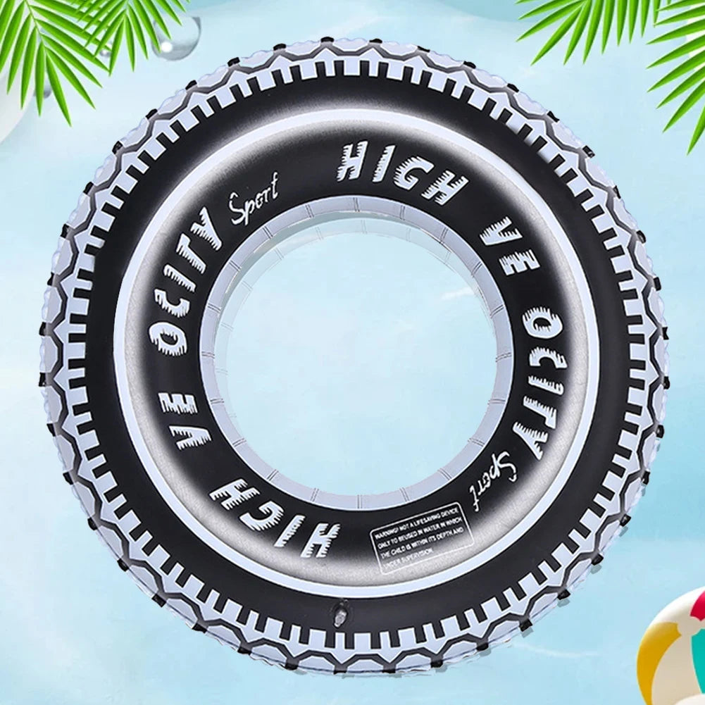 Aufblasbarer Schwimmring im Reifen-Design – Luftdichter Poolring für Kinder & Erwachsene Kaufschwan®