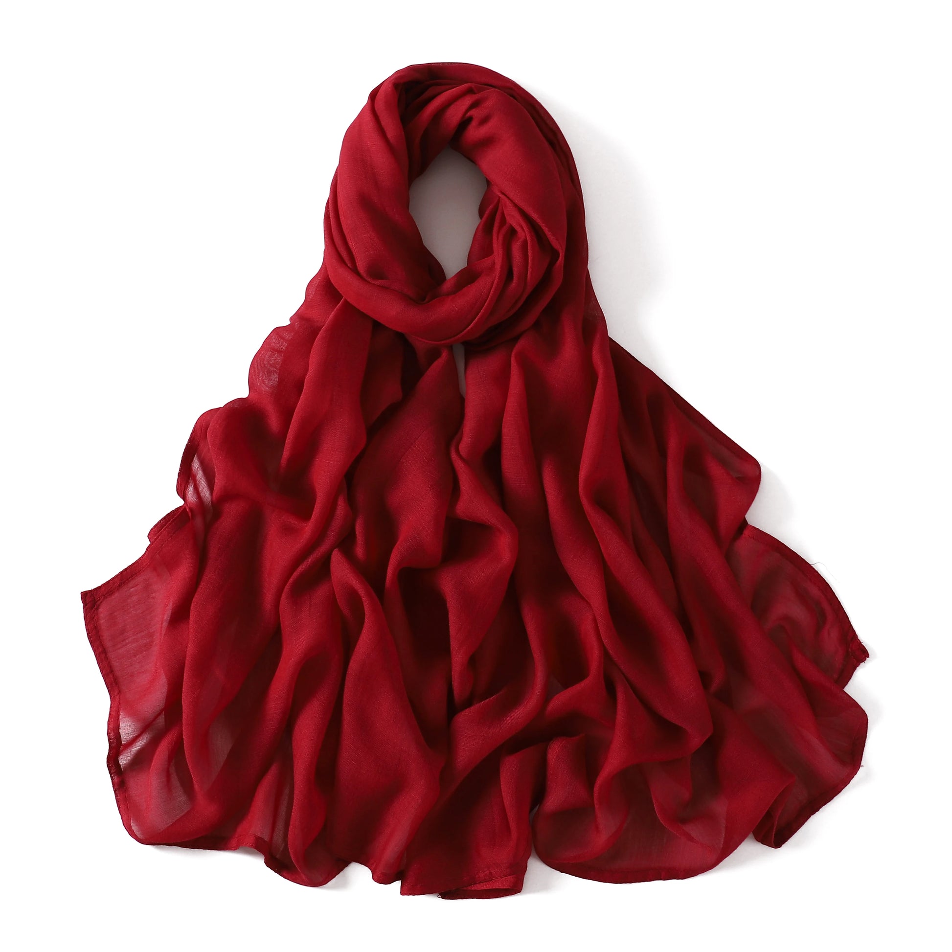 Damen Hijab Schal aus Baumwolle, Rayon & Modal – Großformat 190×85cm | Muslimisches Kopftuch, Eleganter Turban & Umschlagtuch Kaufschwan®