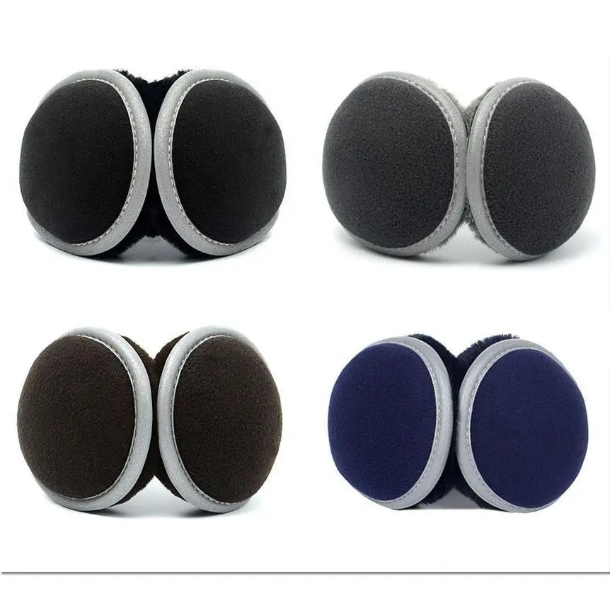 Unisex Faltbare Reflektierende Winter Ohrwärmer – Damen & Herren Warme Earmuffs mit Reflektorband für Outdoor-Sicherheit Kaufschwan®