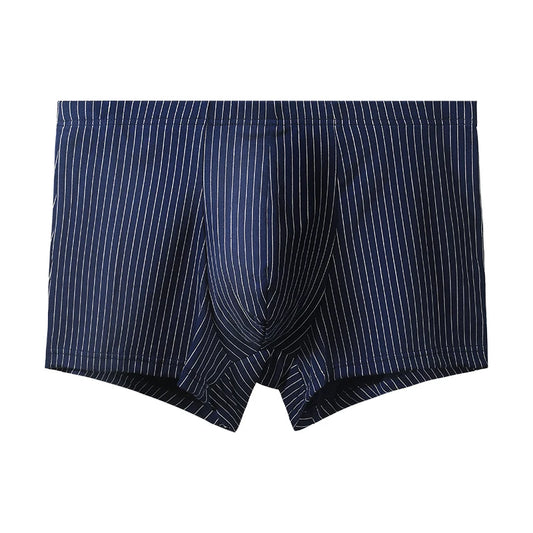 Herren Boxershorts aus Reiner Baumwolle | Einfach, Atmungsaktiv & Bequem | Sommerunterwäsche für Jungen & Männer Kaufschwan® Marineblau L