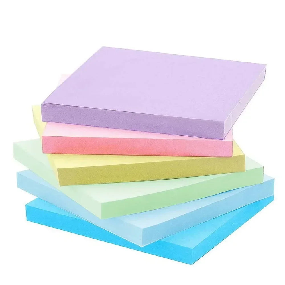 400 Seiten Sticky Notes – 8-Farbige Haftnotizen | Planer Sticker & Notizblöcke für Schule und Bürobedarf Kaufschwan®