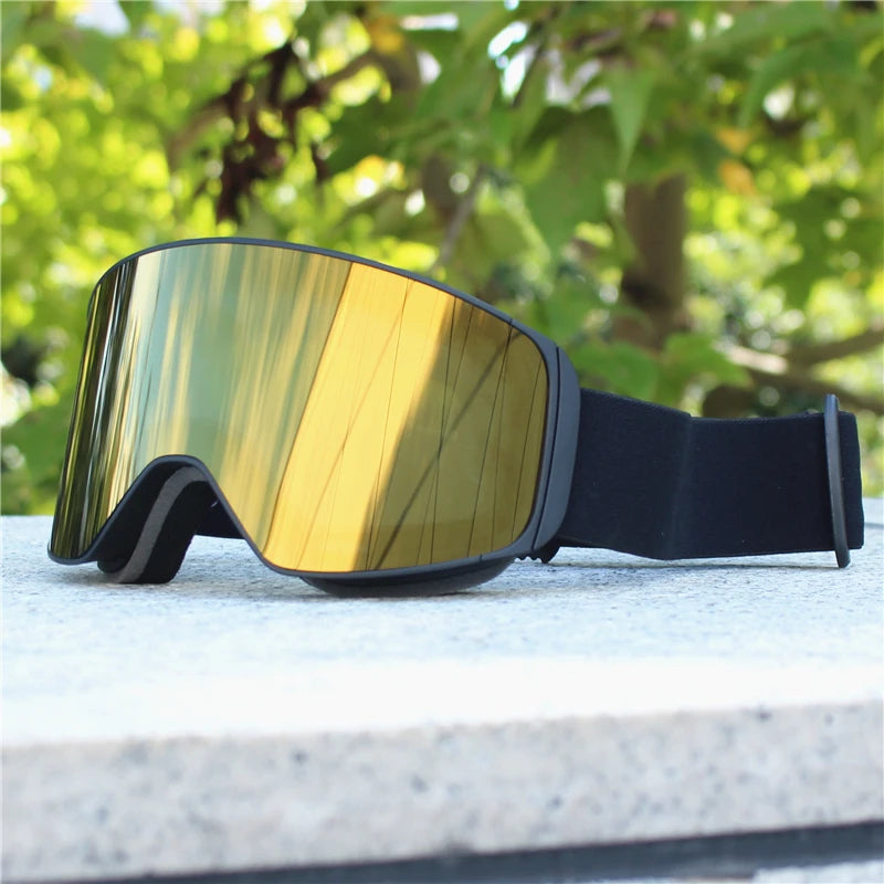 Doppelglas Anti-Beschlag & UV-Schutz | HD Schneebrille für Skifahren & Snowboarden, Unisex Kaufschwan®