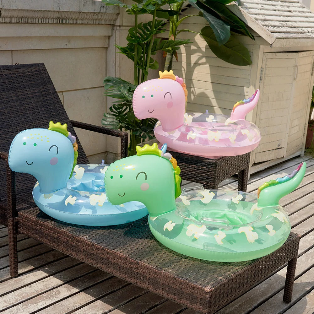 Baby Schwimmring Dinosaurier – Aufblasbarer Poolreifen für Kleinkinder & Kinder Kaufschwan®