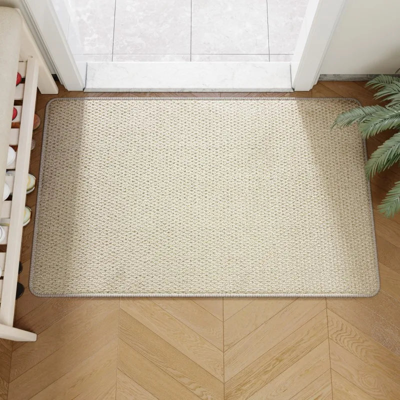 Outdoor-Fußmatte in Jute-Optik – Stilvoll & Wetterfest Kaufschwan® Weiß 60x90cm