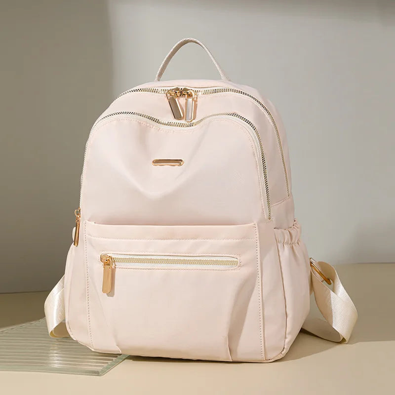 Großraum-Rucksack für Damen | Nylon Freizeit-Reise-Rucksack | Vielseitiger Solider Tagesrucksack für Frauen Kaufschwan®