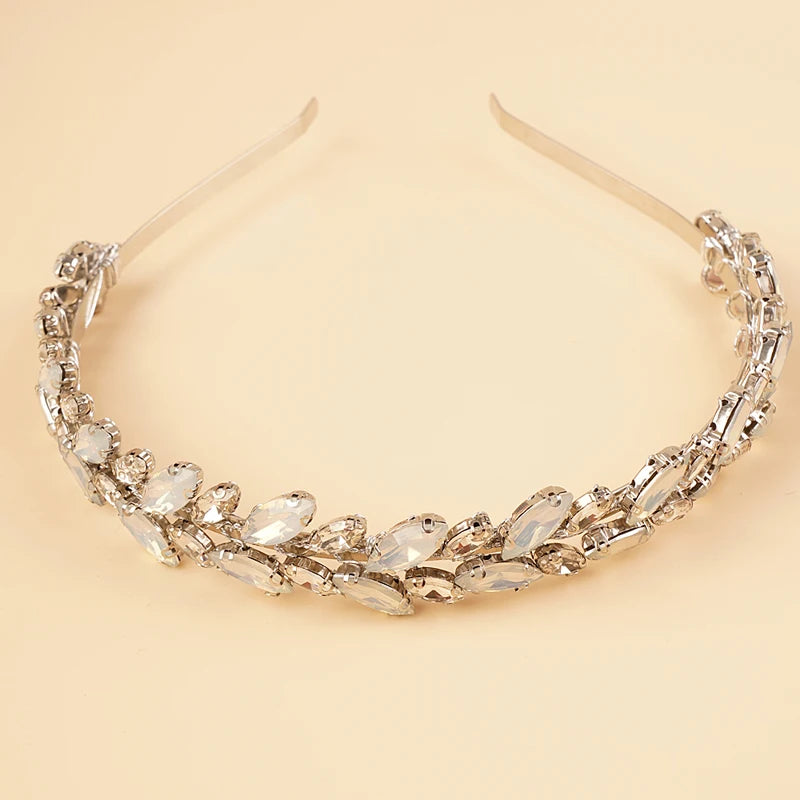 Kristall-Braut-Haarreif - Funkelndes Strass-Haaraccessoire für Damen & Mädchen Kaufschwan® Opal