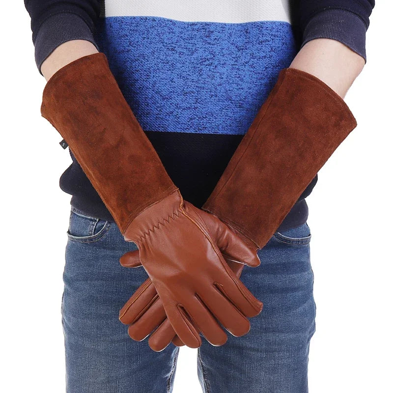 rosenschnitt handschuhe Robuste Dornenfeste Gartenhandschuhe mit Langem Schutz Ärmel für Rosen – Kaufschwan®